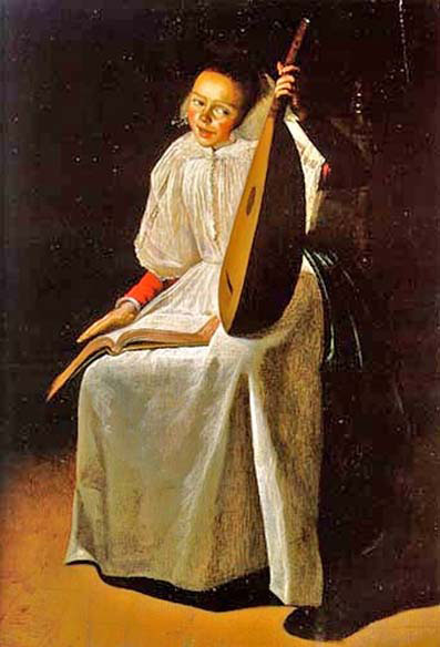 Girl With a Lute